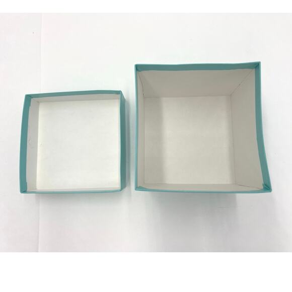 Tiffany & Co Blue Gift Box with Lid EMPTY Decorative Storage 5”x4.75”x5.25” - Picture 3 of 12
